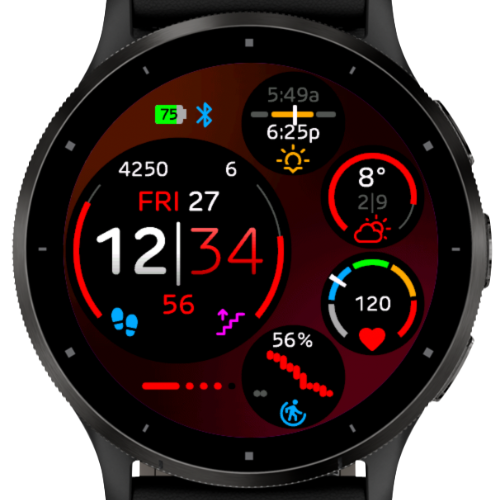 Time + 4 Dials, Left
