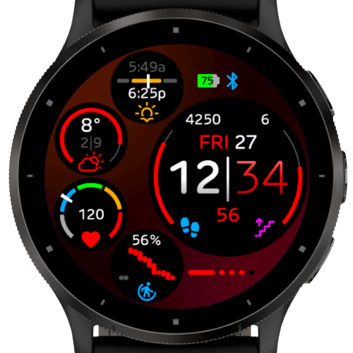 Time + 4 Dials, Right