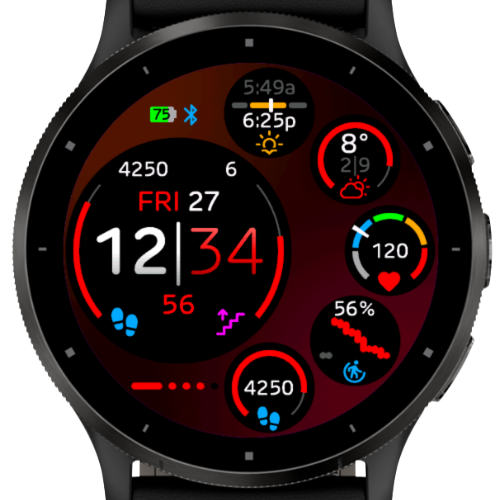 Time + 5 Dials, Left